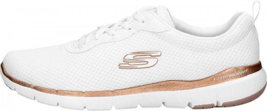 Skechers Flex Appeal 3.0 dames sportschoenen Wit Extra comfort Memory Foam