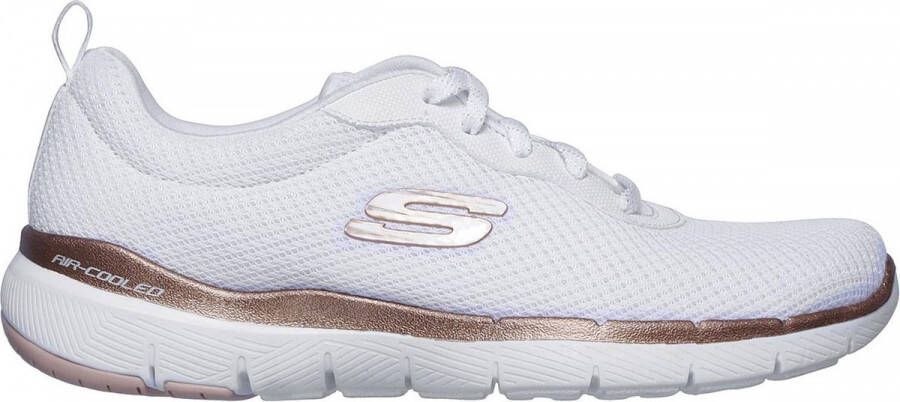 Skechers Flex Appeal 3.0 dames sportschoenen Wit