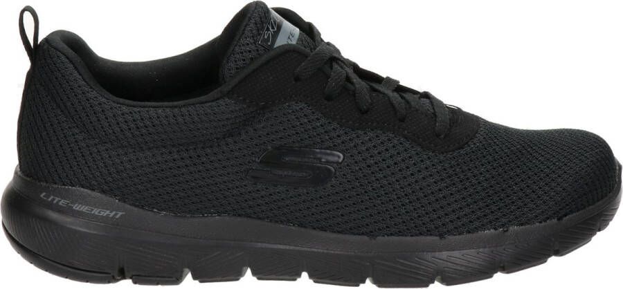 Skechers Flex Appeal 3.0 dames sportschoenen Zwart Extra comfort Memory Foam