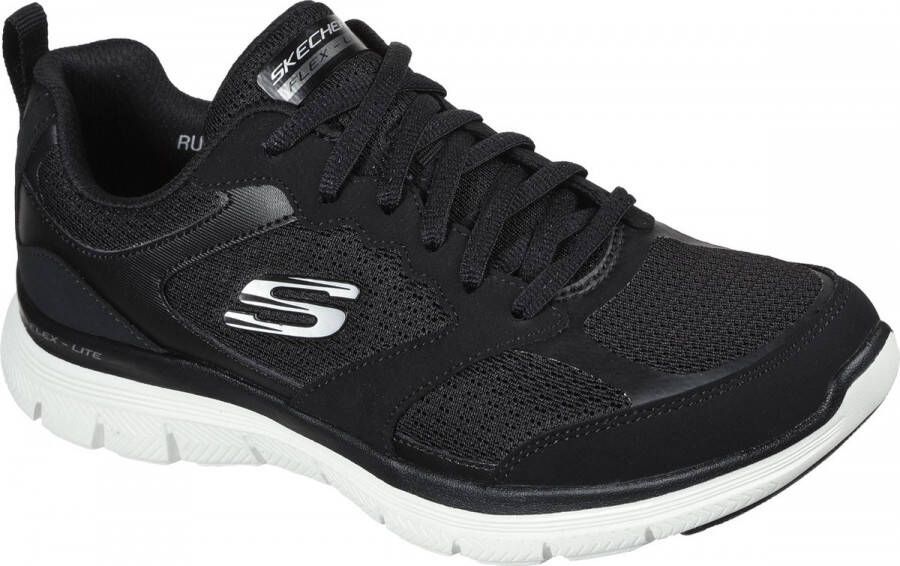 Skechers Flex Appeal 4.0 Active Flow Dames Sneakers Black White