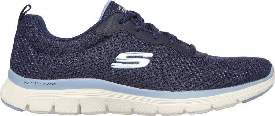 Skechers Sneakers FLEX APPEAL 4.0 BRILLINAT VIEW Vrijetijdsschoen lage schoen veterschoen met Air Cooled Memory Foam