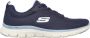Skechers Flex Appeal 4.0 Brilliant V Sneakers Blauw Dames - Thumbnail 1