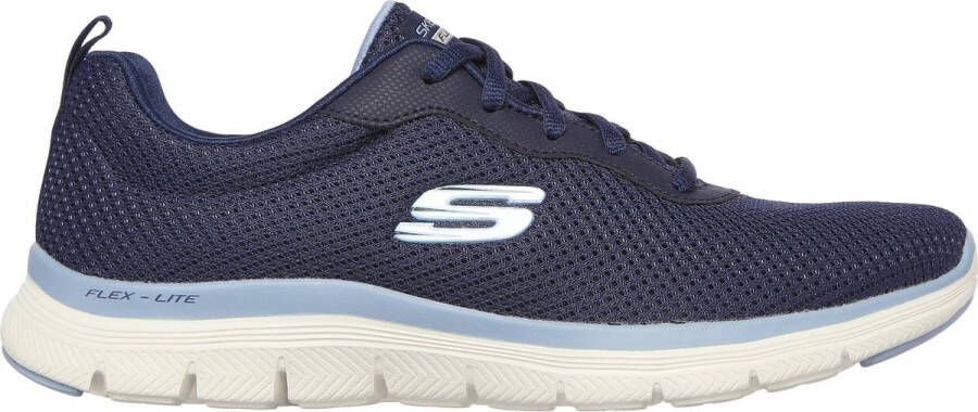 Skechers Sneakers FLEX APPEAL 4.0 BRILLINAT VIEW Vrijetijdsschoen lage schoen veterschoen met Air Cooled Memory Foam