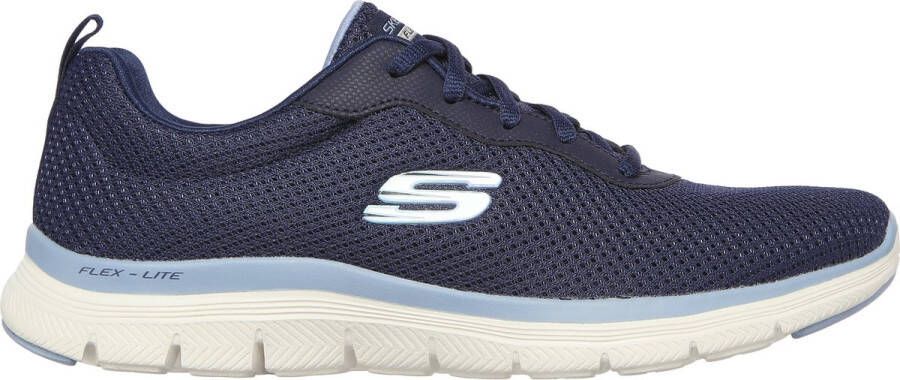 Skechers Flex Appeal 4.0 Brilliant V Sneakers Blauw Dames