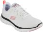 Skechers FLEX APPEAL 4.0 BRILLIANT V White Black Pink - Thumbnail 1