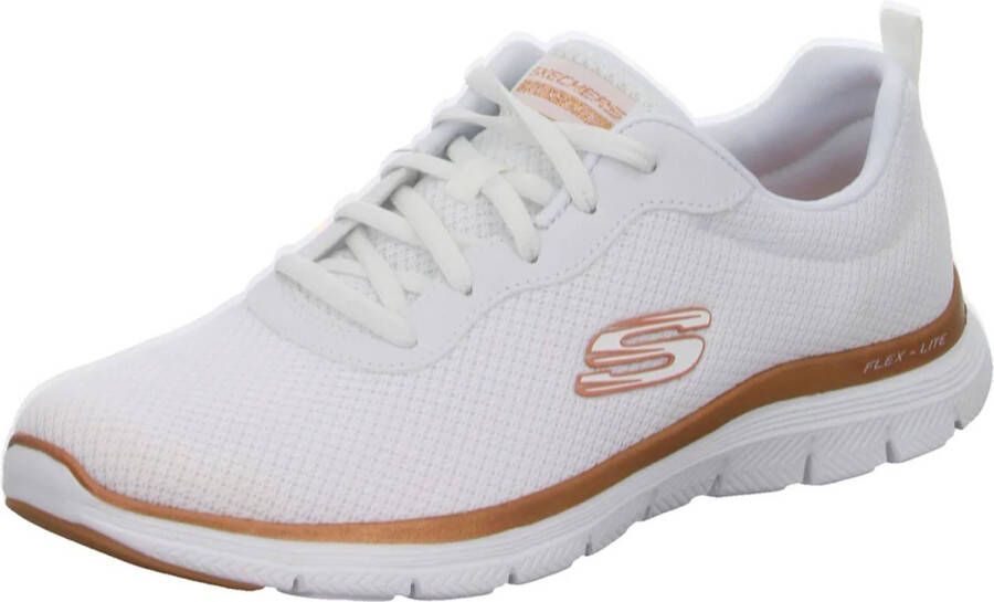 Skechers Sneakers FLEX APPEAL 4.0 BRILLINAT VIEW Vrijetijdsschoen lage schoen veterschoen met Air Cooled Memory Foam