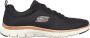 Skechers Flex Appeal 4.0 Brilliant V Dames Sneakers Black Rose Gold - Thumbnail 1