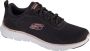 Skechers Flex Appeal 5.0 150206-BKRG Vrouwen Marineblauw Sneakers - Thumbnail 5
