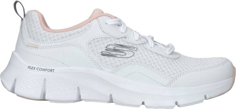 Skechers Flex Comfort Sneaker Vrouwen Wit roze