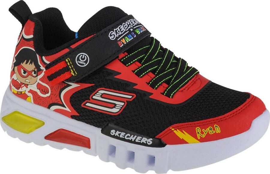 Skechers Flex Flow Hero Speed 406043L RDBK voor een jongen Rood Sneakers Sportschoenen - Foto 1
