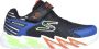 Skechers S Lights: Flex-Glow Bolt Klittenband Laag zwart - Thumbnail 3