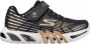 Skechers Flex-Glow Elite Jongens Sneakers Black Gold - Thumbnail 1