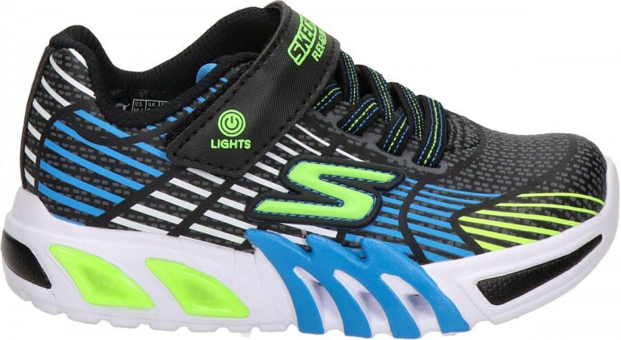 Skechers Flex Glow Elite 400135L BBLM Zwart Groen Blauw 34 - Foto 2