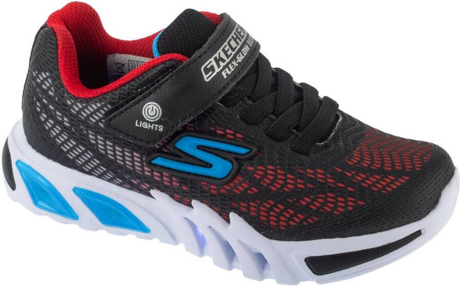 Skechers Flex-Glow Elite Vorlo voor een jongen Zwart Sneakers