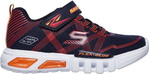 Skechers Flex Glow Jongens Sneakers Blauw