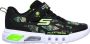 Skechers S-Lights Klittenbandschoen Jongens Groen Meerkleurig Zwart - Thumbnail 1