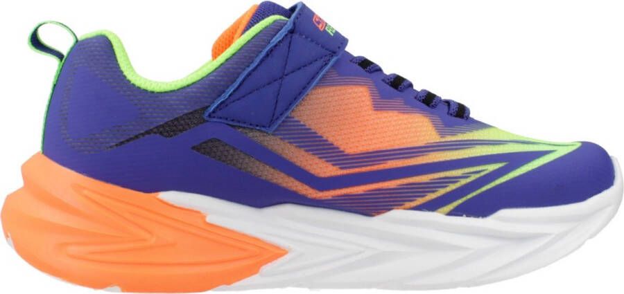 Skechers S Lighs Flex-Glow Ultra jongens sneaker Blauw multi