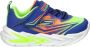 Skechers S Lighs Flex-Glow Ultra jongens sneaker Blauw multi - Thumbnail 3