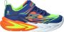 Skechers S Lighs Flex-Glow Ultra jongens sneaker Blauw multi - Thumbnail 1
