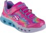 Skechers Flutter Heart Lights-Groovy Swirl 303253L-HPLV voor meisje Roze Sneakers Sportschoenen - Thumbnail 1