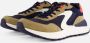 Skechers Fury Lace Low Heren Sneakers Donkerblauw - Thumbnail 1