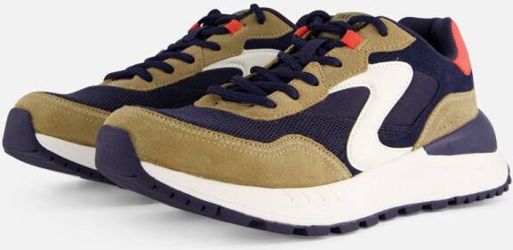 Skechers Fury Lace Low Heren Sneakers Donkerblauw