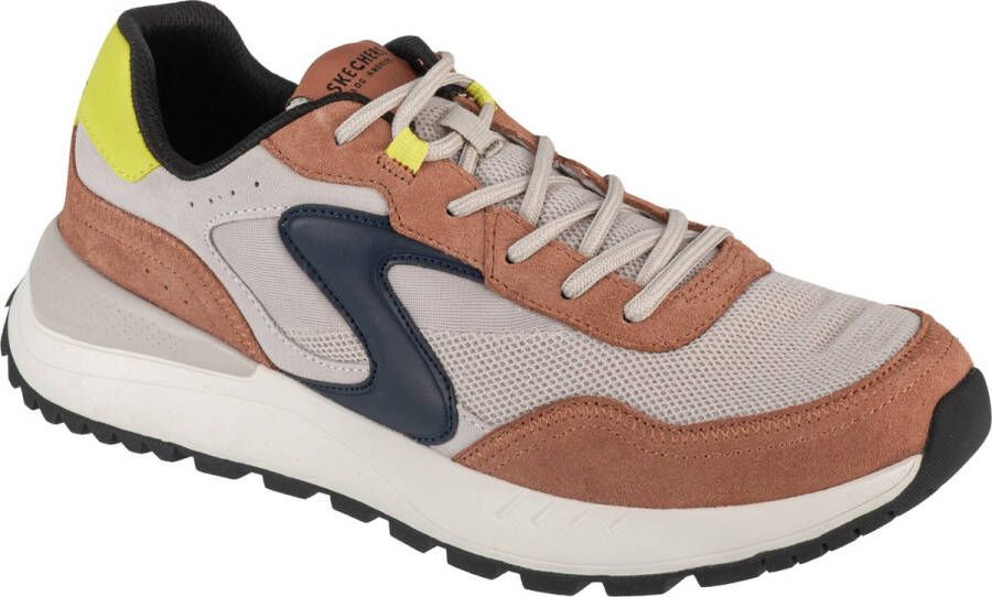 Skechers Fury Lace Low Sneakers Laag beige