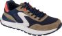 Skechers Fury Lace Low Heren Sneakers Donkerblauw - Thumbnail 5
