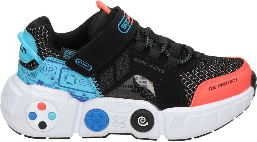 Skechers Gametronix Kids Sneakers Zwart Multi