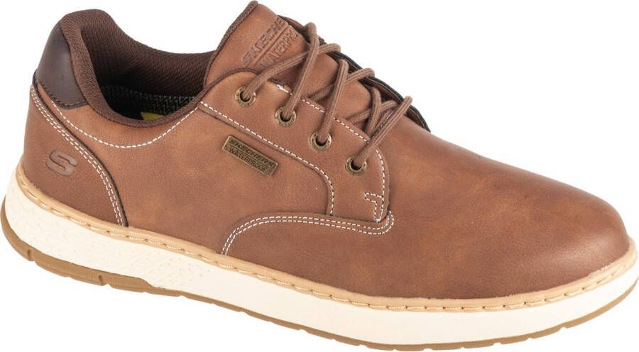 Skechers Garlan Pryor 205234-BRN Mannen Bruin Sneakers