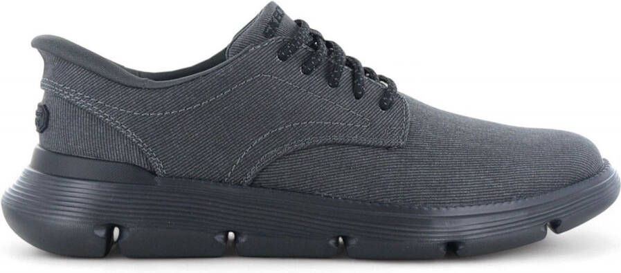 Skechers Slip-ins Garza Heren Sneaker Slip-On Schoenen Zwart 205352-BLK