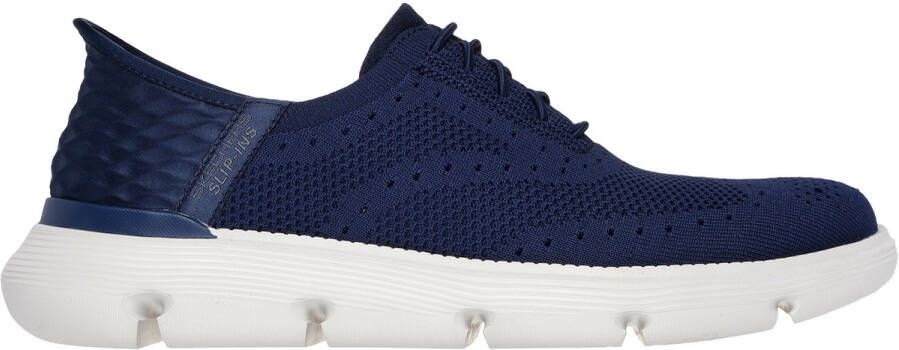 Skechers Slip-on sneakers GARZA-PALMA budapester instapschoen zakelijke schoen in veganistische uitvoering