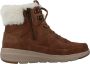 Skechers Glacial Ultra Cozyly Veterboot Vrouwen Bruin Cognac - Thumbnail 27