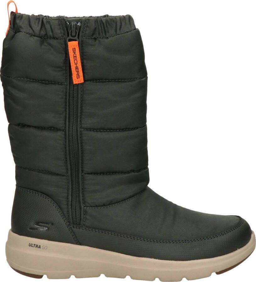 Skechers Glacial Ultra groen winterlaarzen dames (144171 OLV)