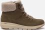 Skechers Groene Comfortabele Veterschoen met Aircooled GogaMat Binnenzool Groen Dames - Thumbnail 1