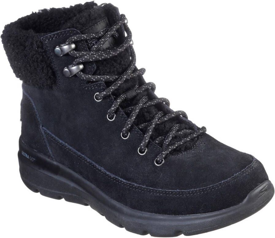 Skechers Veterboot GoWalk 16677 BBK Glacial Ultra Zwart Suède 4½ 37½