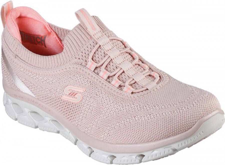 Skechers Glide Step Flex Good Dream Sneakers Roze Dames