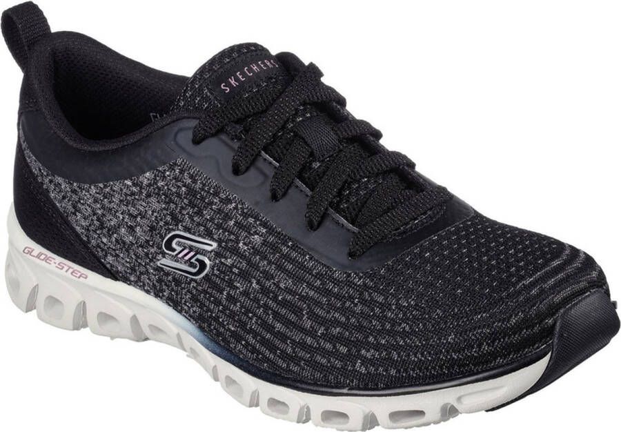 Skechers GLIDE-STEP HEAD START damessneaker 104325 BKW zwart