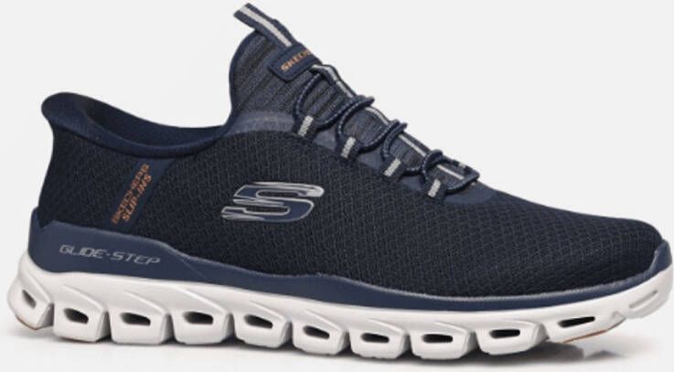 Skechers Slip-on sneakers GLIDE-STEP Instapschoen vrijetijdsschoen trainingsschoen met praktische elastische band