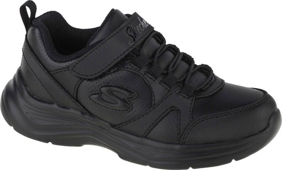Skechers Glimmer Kicks School Struts 81445L-BBK voor meisje Zwart Sneakers Sportschoenen