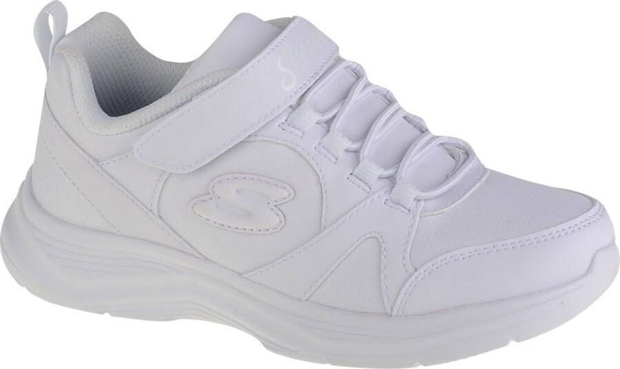 Skechers Glimmer Kicks School Struts 81445L-WHT voor meisje Wit Sneakers Sportschoenen - Foto 1