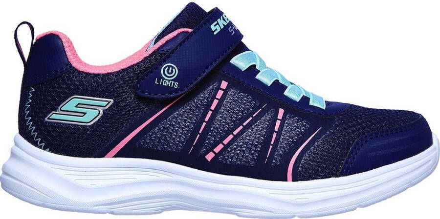 Skechers glimmer kicks shimmy brights sneakers blauw kinderen