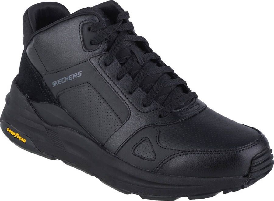 Skechers Global Jogger High Flight 237204-BBK Mannen Zwart Sneakers