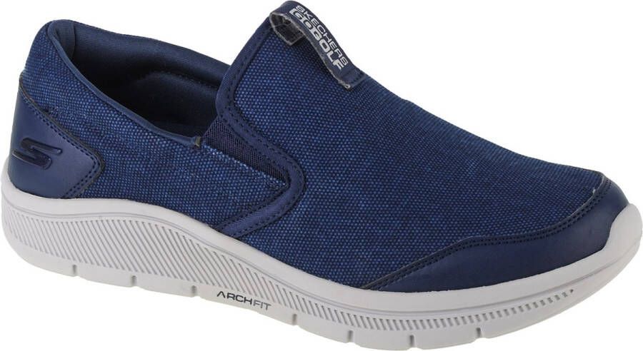 Skechers Go Golf Arch Fit Walk 214035-NVGY Mannen Marineblauw Golfschoenen