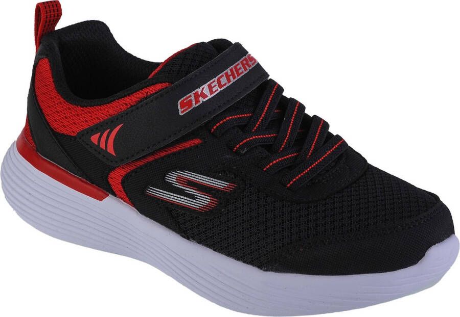 Skechers Go Run 400-Darvix 405102L-BKRD voor een jongen Zwart Sneakers Sportschoenen