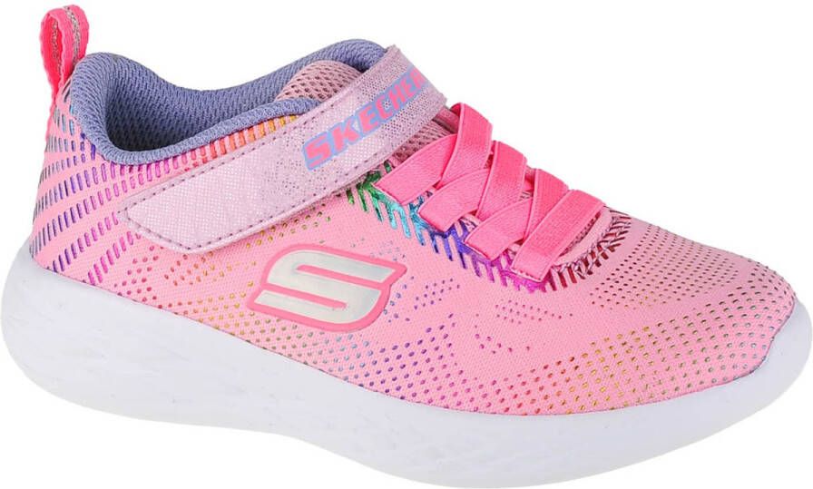 Skechers Kids Sneakers Go Run 600 met cool regenboog-kleurverloop
