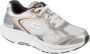 Skechers Go Run Consistent 2.0 Volt Dames Veterschoenen Zilver - Thumbnail 3