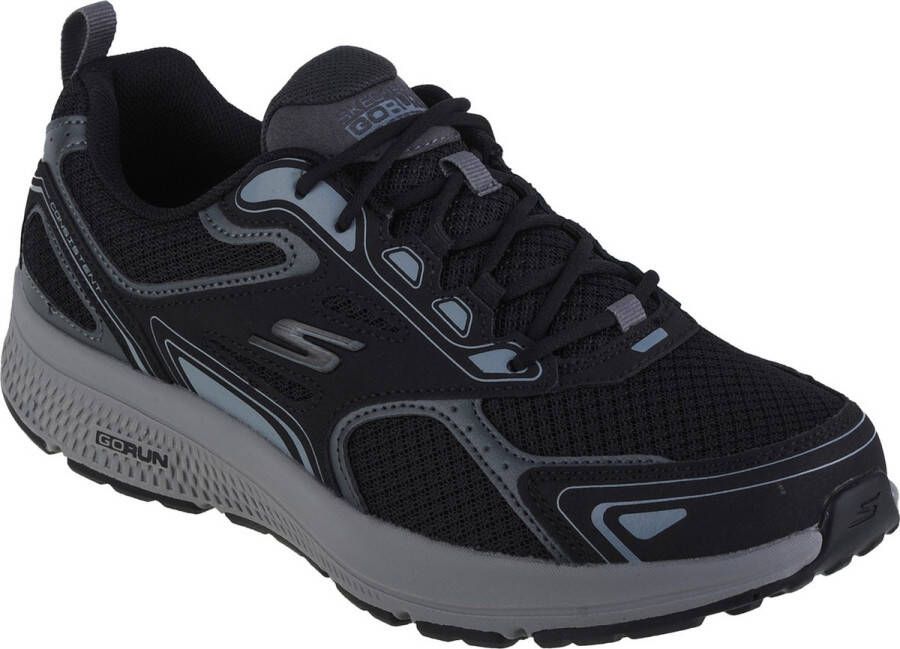 Skechers Go Run Consistent 220034-BKGY Mannen Zwart Hardloopschoenen Sportschoenen