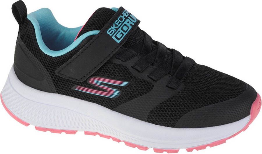 Skechers Go Run Consistent Vibrant Dash 302409L-BLK voor meisje Zwart Sneakers Sportschoenen