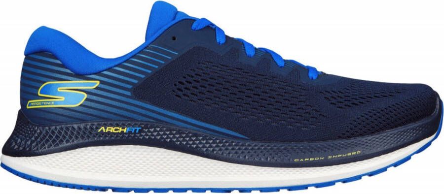 Skechers GO Run Persistence Runningschoenen Heren Blue Yellow